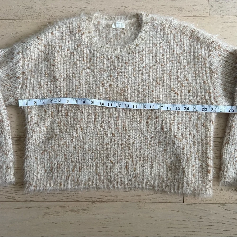 GENTLE FAWN Marie Soft Knit Sweater Large Copper Flecks Cozy EUC - Picture 5 of 7